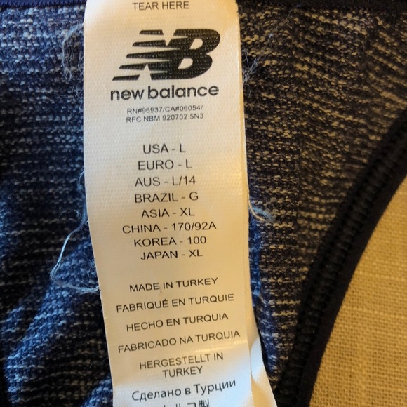 New Balance Charcoal Tank Top - Picture 7 of 9